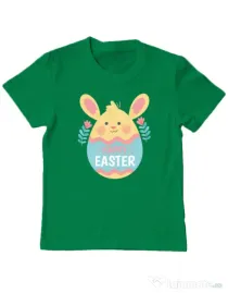 Tricou personalizat copil BUNNY CUTE Verde mediu