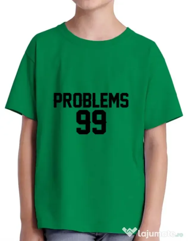 Tricou ADLER copil 99 Problems Verde mediu