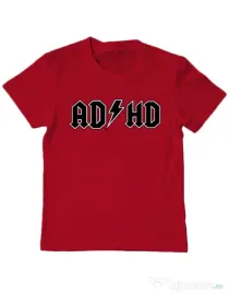 Tricou ADLER copil ADHD Rosu