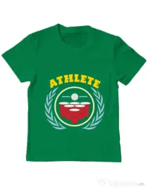 Tricou ADLER copil Athlete Verde mediu
