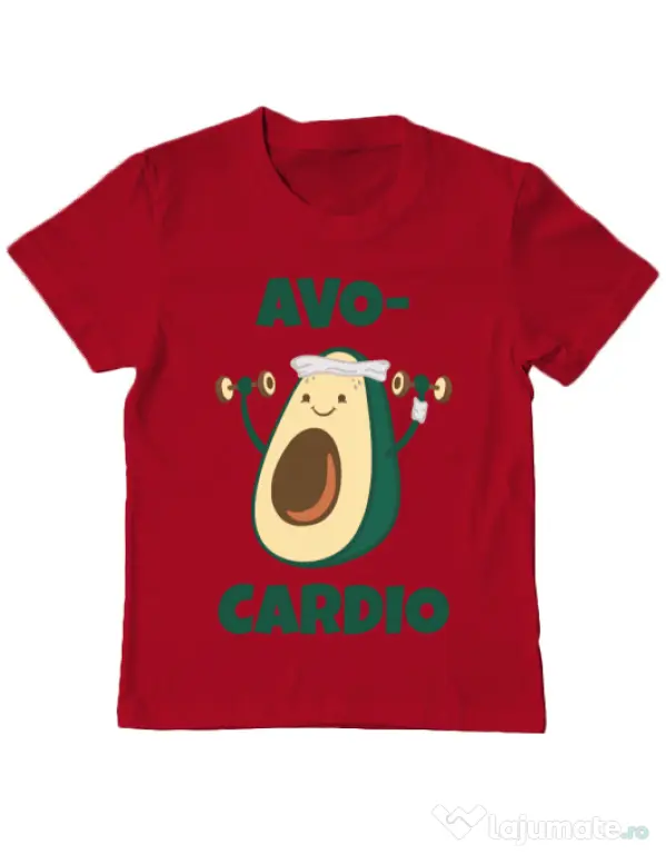 Tricou ADLER copil Avo-cardio Rosu