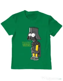 Tricou ADLER copil Bart Vader Verde mediu