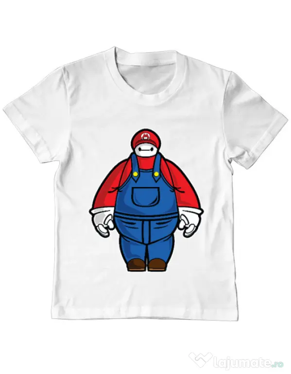 Tricou ADLER copil Baymario Alb