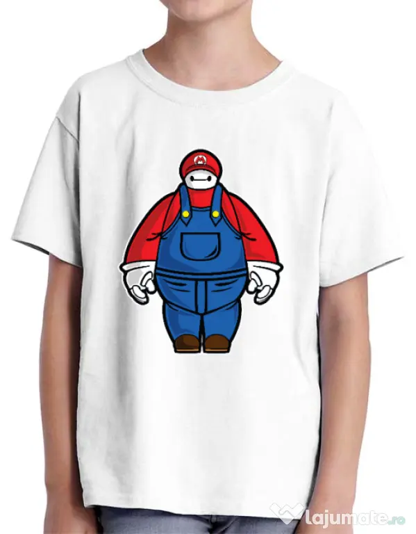 Tricou ADLER copil Baymario Alb