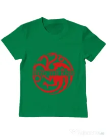 Tricou ADLER copil Bend the knee Verde mediu