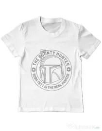Tricou ADLER copil Bounty Hunter Alb