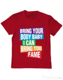 Tricou ADLER copil Bring your body Rosu