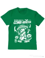 Tricou ADLER copil Combi Abduction Verde mediu