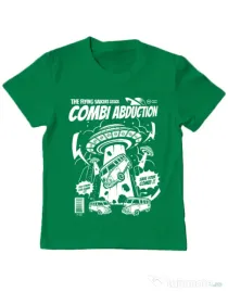Tricou ADLER copil Combi Abduction Verde mediu