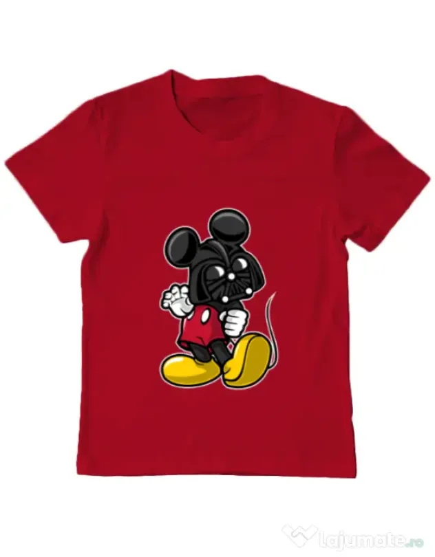 Tricou ADLER copil Darkmouse Rosu