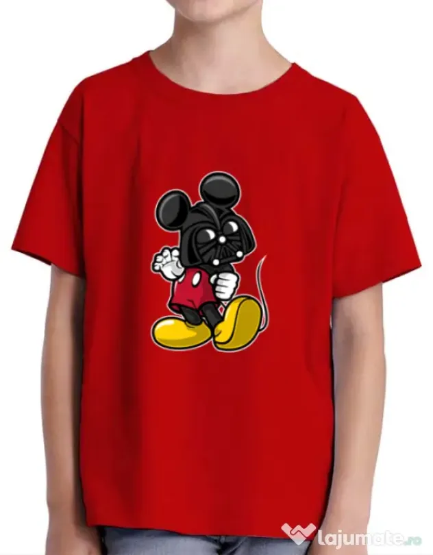 Tricou ADLER copil Darkmouse Rosu