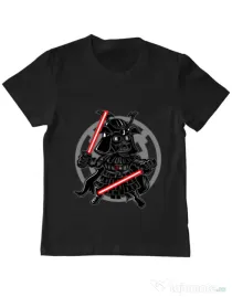 Tricou ADLER copil Darkside Samurai Negru