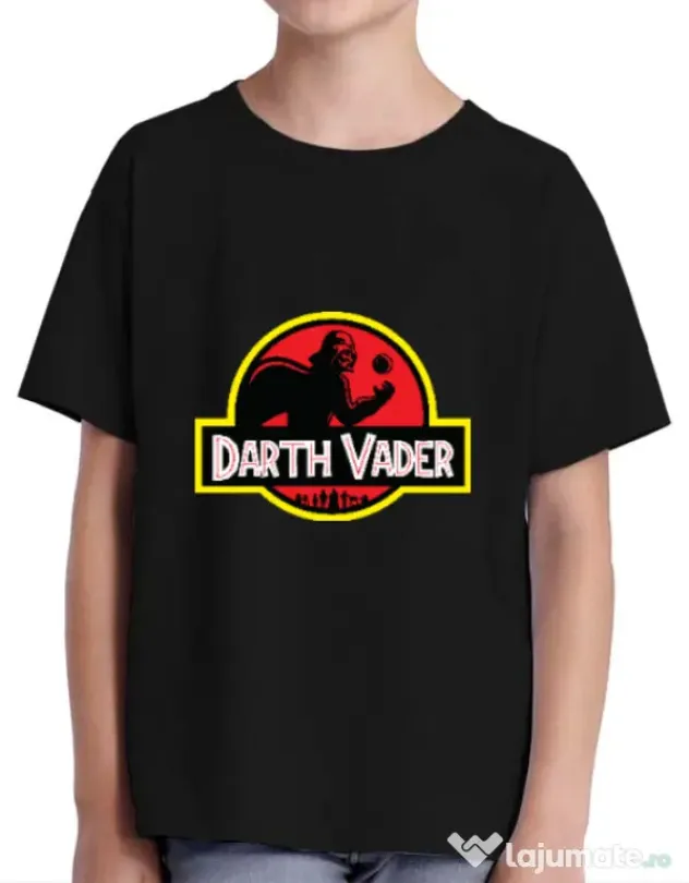 Tricou ADLER copil Darth Vader Negru