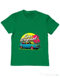 Tricou ADLER copil Das original Verde mediu