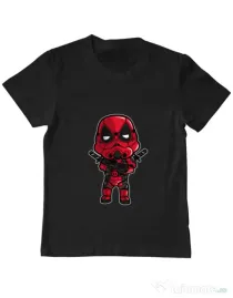 Tricou ADLER copil Deadtrooper Negru