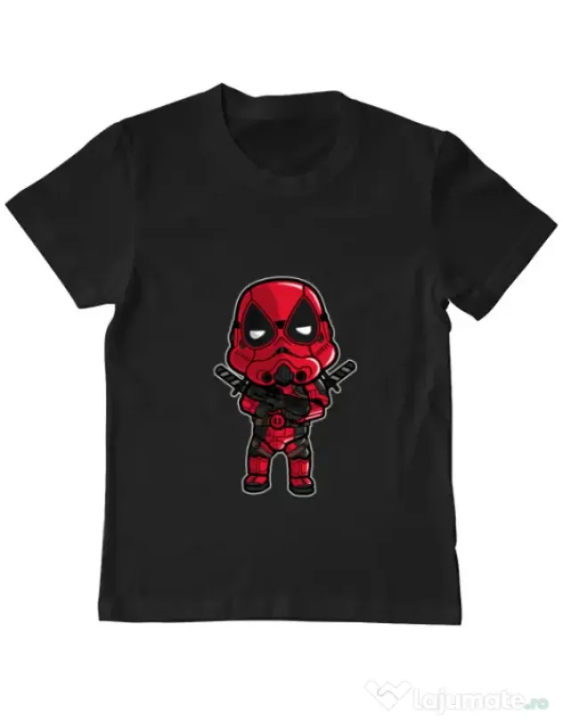 Tricou ADLER copil Deadtrooper Negru