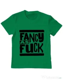 Tricou ADLER copil Fancy as fuck Verde mediu