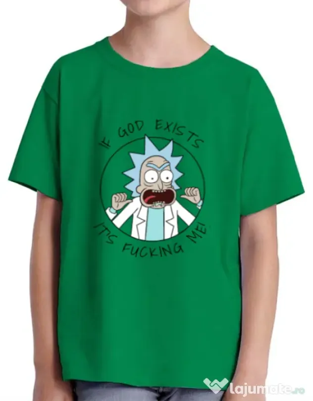 Tricou ADLER copil God Verde mediu