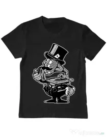 Tricou ADLER copil Gramophone head Negru