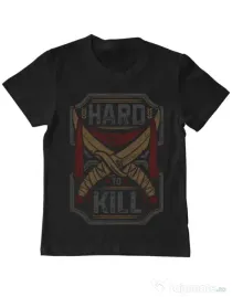 Tricou ADLER copil Hard To Kill Negru