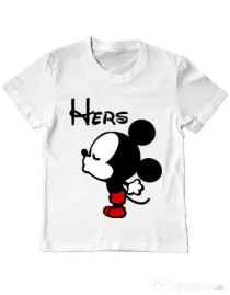 Tricou ADLER copil Hers Mickey Alb