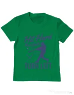 Tricou ADLER copil Hit hard Verde mediu