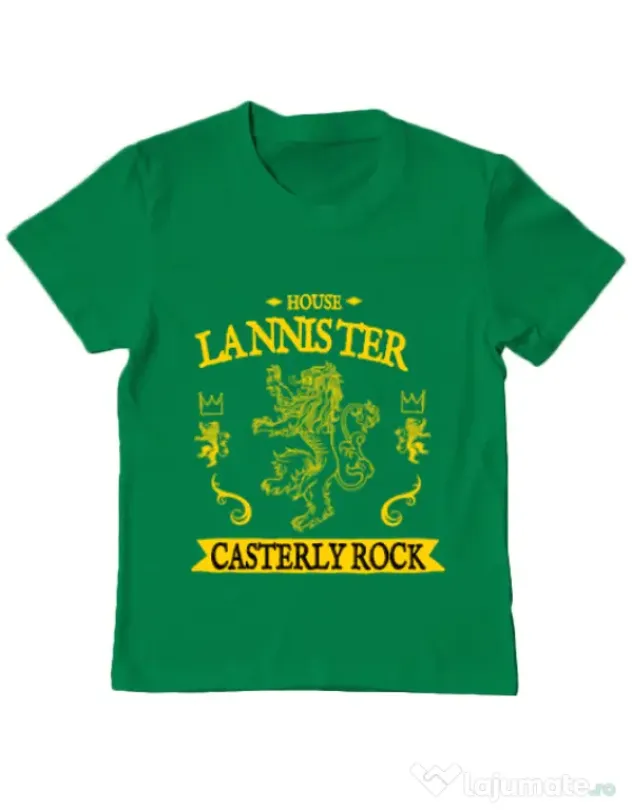 Tricou ADLER copil House Lannister Verde mediu