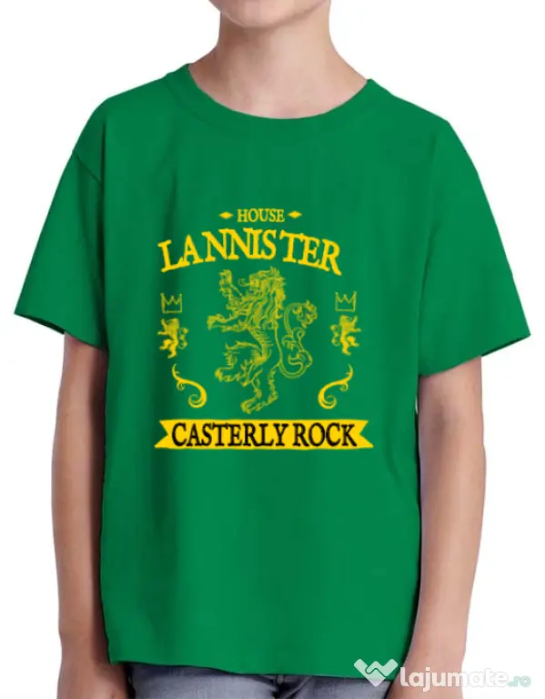 Tricou ADLER copil House Lannister Verde mediu