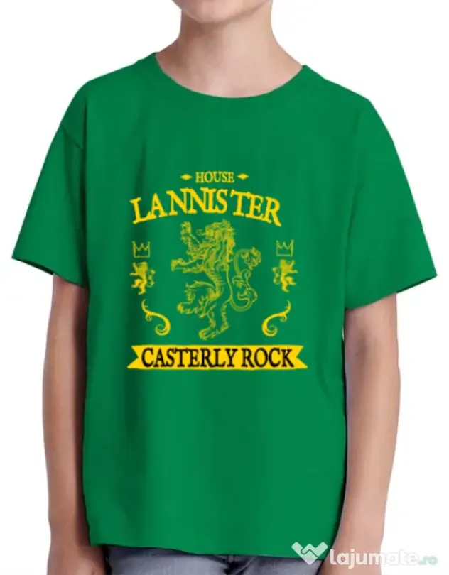 Tricou ADLER copil House Lannister Verde mediu