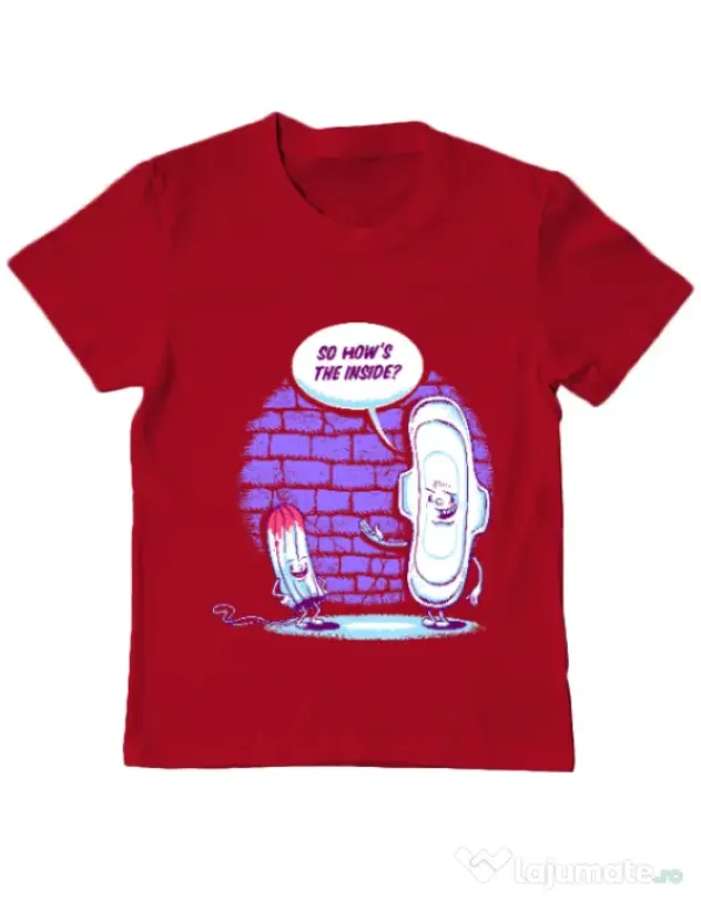 Tricou ADLER copil How is the inside Rosu