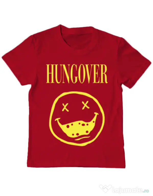Tricou ADLER copil Hungover Rosu