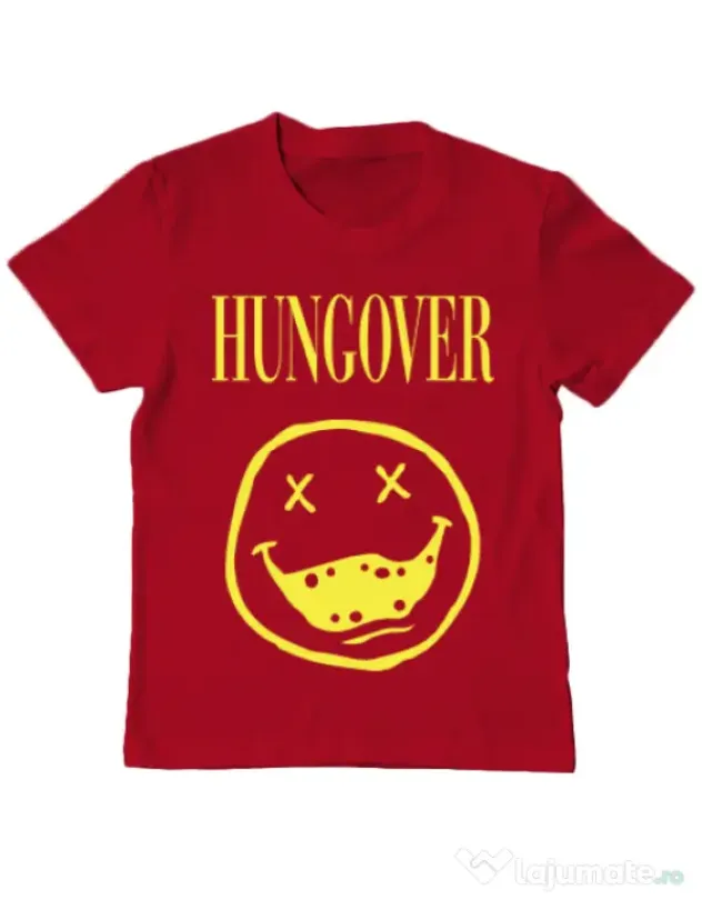Tricou ADLER copil Hungover Rosu