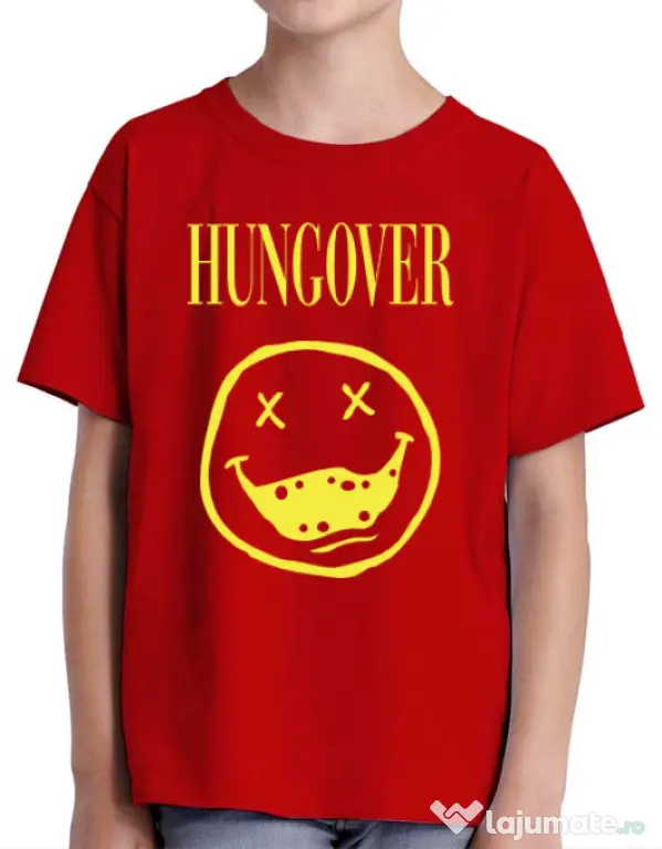 Tricou ADLER copil Hungover Rosu
