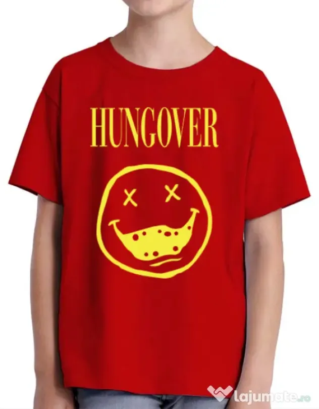 Tricou ADLER copil Hungover Rosu