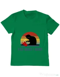 Tricou ADLER copil I do what i want Verde mediu