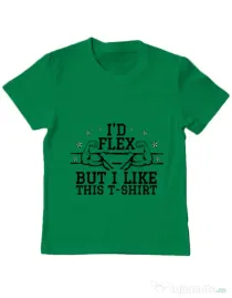 Tricou ADLER copil I like this tshirt Verde mediu