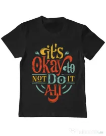 Tricou ADLER copil Its ok Negru