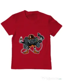 Tricou ADLER copil Lets play Rosu