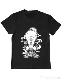 Tricou ADLER copil Light Boy Negru