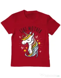 Tricou ADLER copil Like mother Rosu