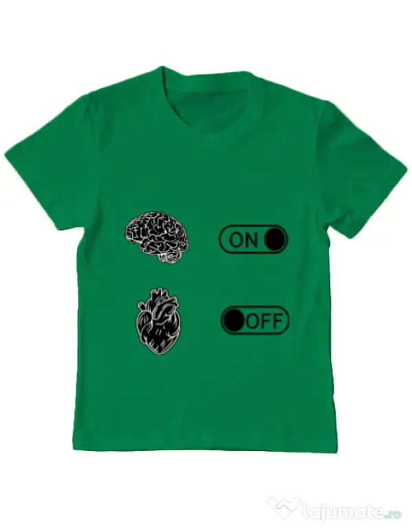 Tricou ADLER copil Love Verde mediu