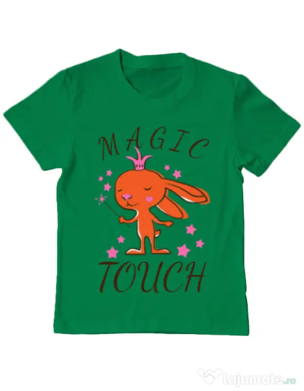 Tricou ADLER copil Magic touch Verde mediu