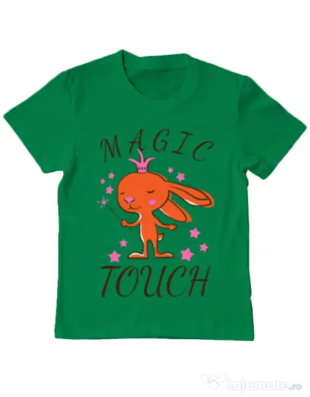 Tricou ADLER copil Magic touch Verde mediu