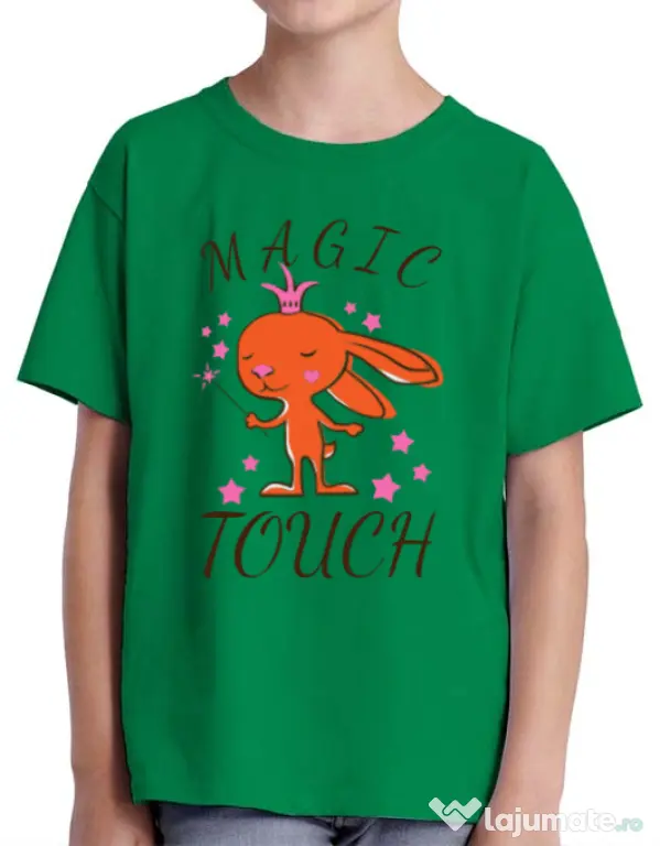 Tricou ADLER copil Magic touch Verde mediu