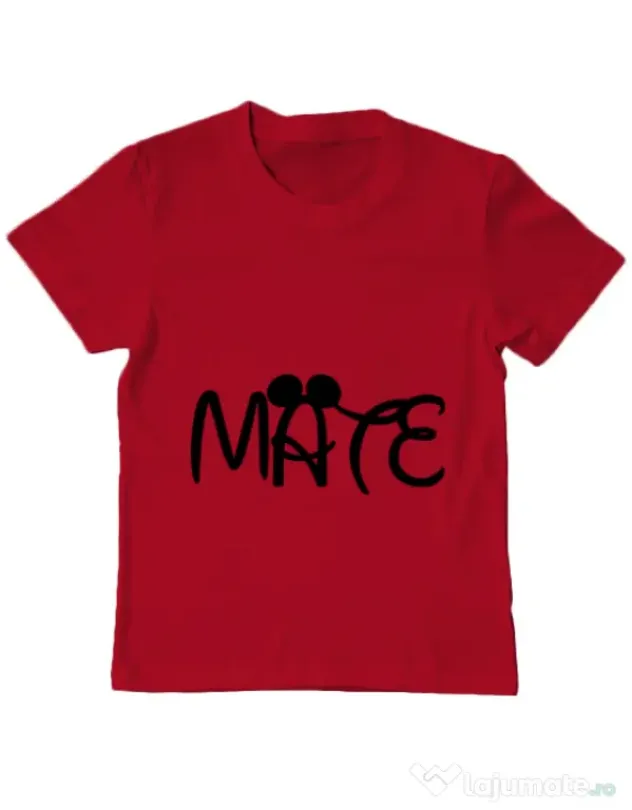 Tricou ADLER copil Mate Rosu