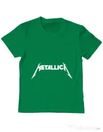 Tricou ADLER copil Metallica Verde mediu