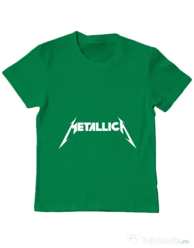Tricou ADLER copil Metallica Verde mediu