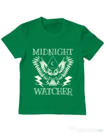 Tricou ADLER copil Midnight Watcher Verde mediu