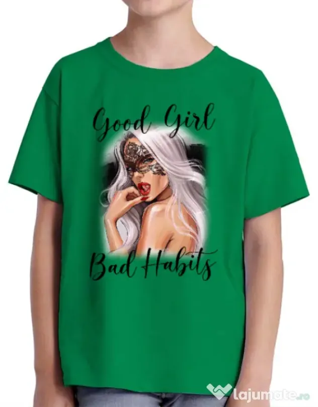 Tricou ADLER copil Mistress Verde mediu