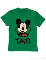 Tricou ADLER copil Mouse daddy Verde mediu